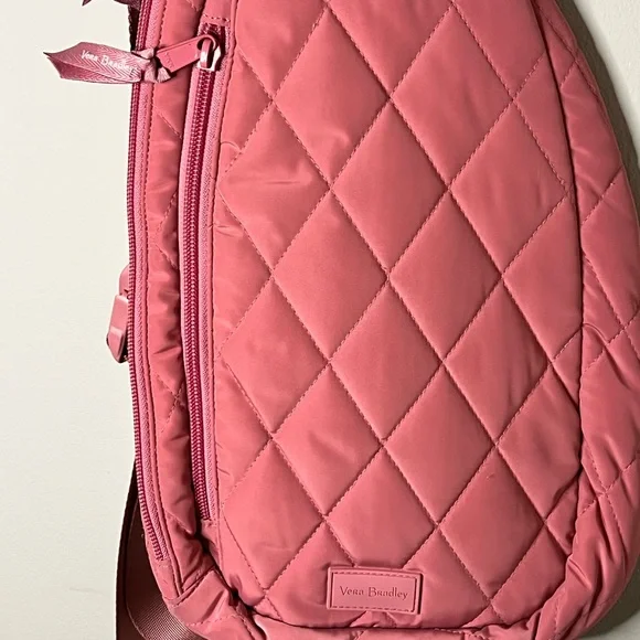 Vera Bradley ultralight essential sling backpack purse & wristlet blush sienna - Picture 12 of 15